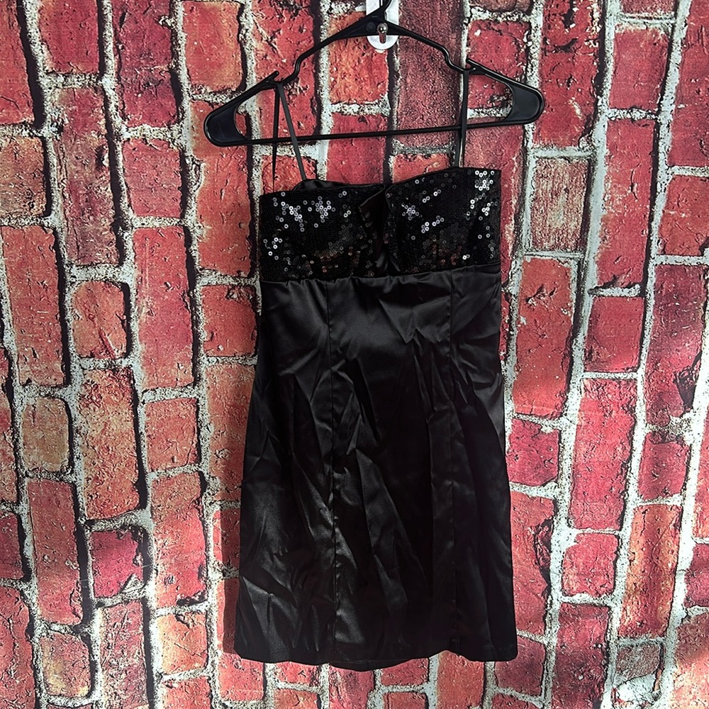 As u Wish women’s mini dresss beaded strapless dresss size 7